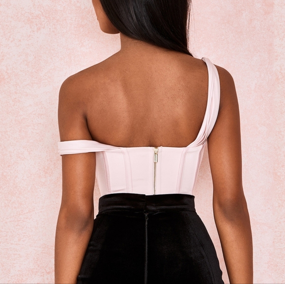 Giuseppina Blush satin corset - Picture 2 of 6